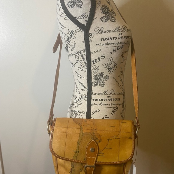 Prima Classe Alviero Martini Crossbody bag . Luxury made in Italy Map - Picture 12 of 16